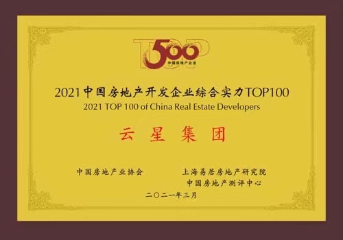 2021中国房地产开发企业综合实力TOP100